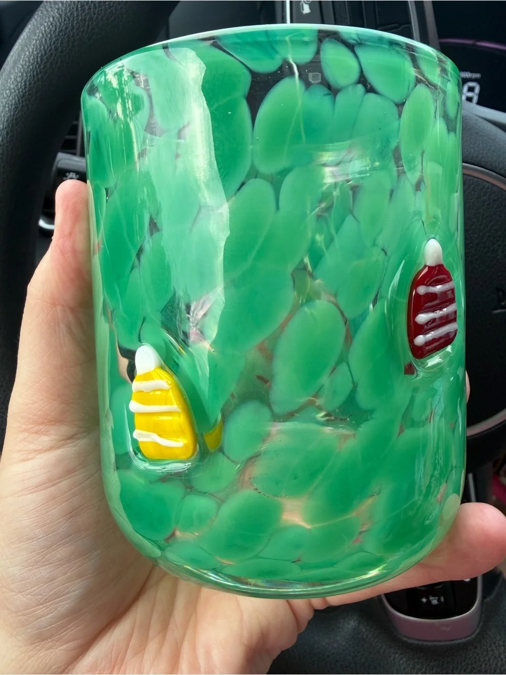 Anthropologie Festive Icon Juice Glass